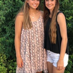 COPY - Pink snake print dress